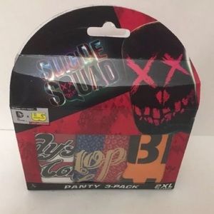 Suicide Squad Panty 3 Pack Size 2XL/18-20 NEW